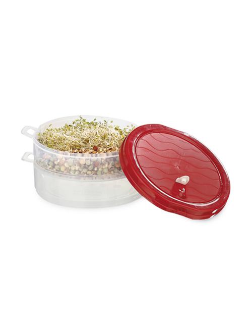 Junior Sprout Maker Container With Red Cover - Prime Housewares