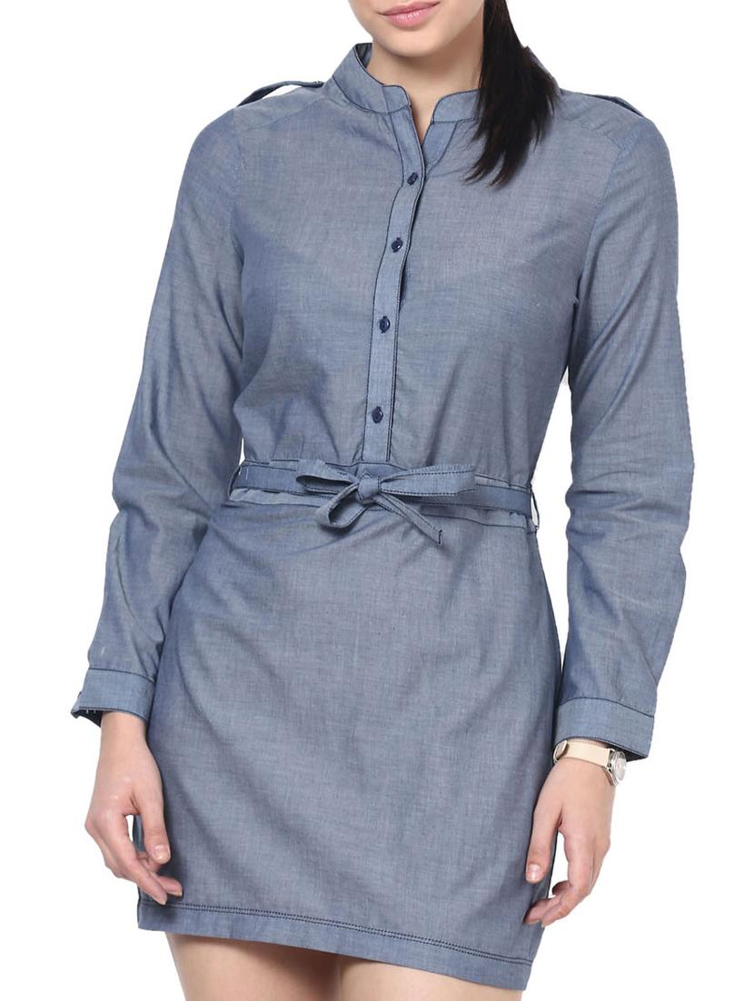 Blue Full Sleeved Formal Shirt - By