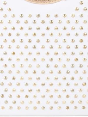 white embellished handbag - 9566743 - Standard Image - 4