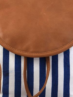 multi striped canvas sling bag - 9614985 - Standard Image - 4