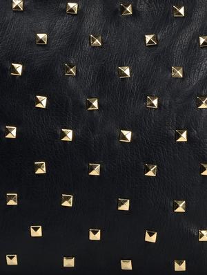 black leatherette handbag - 963366 - Standard Image - 4
