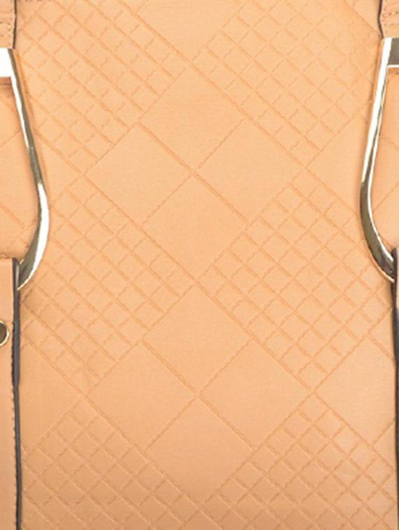 beige leatherette handbag - 9634135 - Zoom Image - 4