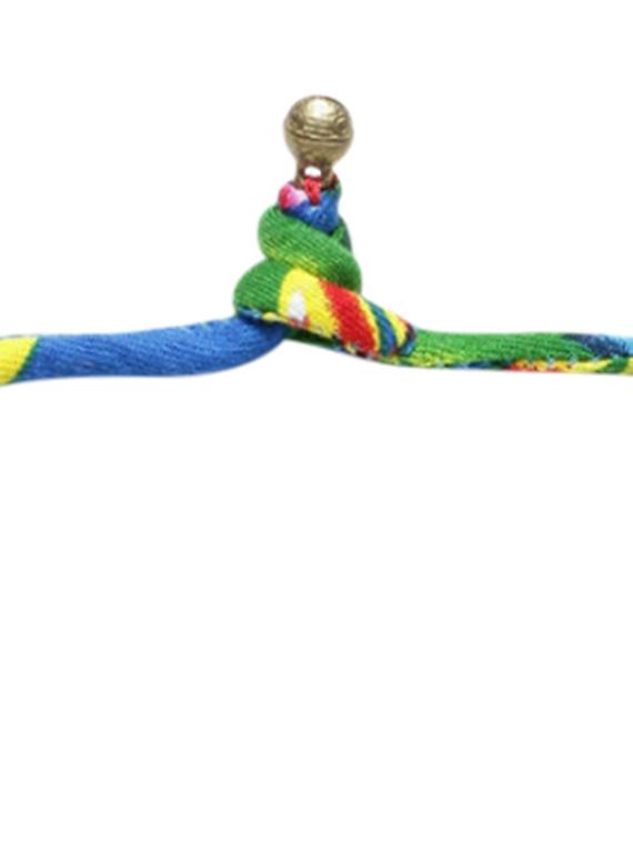 multicoloured embellished long necklace - 9634206 - Zoom Image - 4