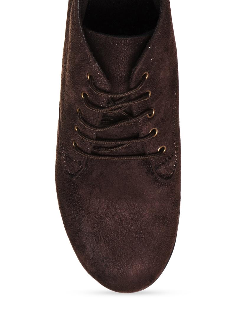 brown suede ankle boots - 9651419 - Zoom Image - 4
