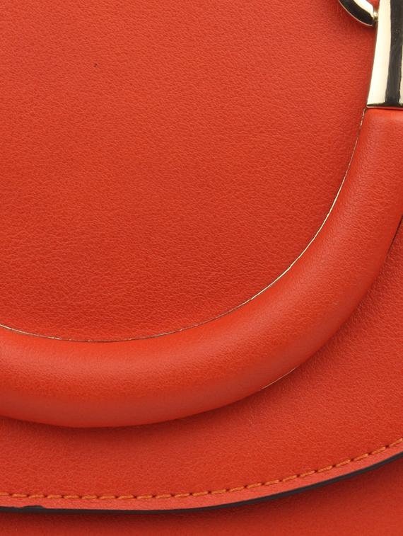 orange leatherette sling bag - 9657894 - Zoom Image - 4