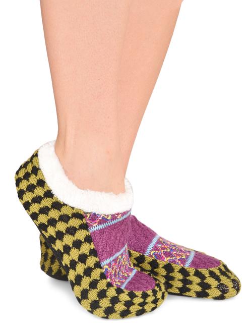 multicolored acrylic ankle length booties - 9697388 - Very Small Image - 1
