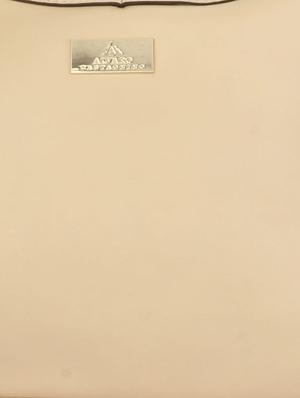 Beige faux leather handbag - 9704372 - Standard Image - 4