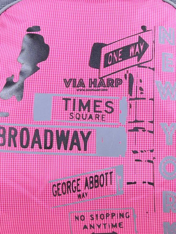 pink and grey new york backpack - 9705704 - Zoom Image - 4