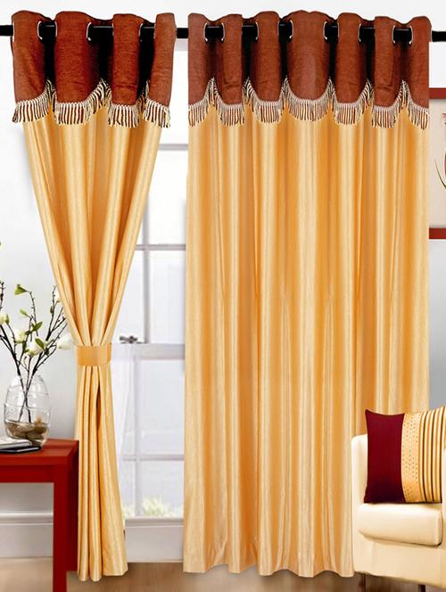ivory solid curtain - 971579 - Very Small Image - 1