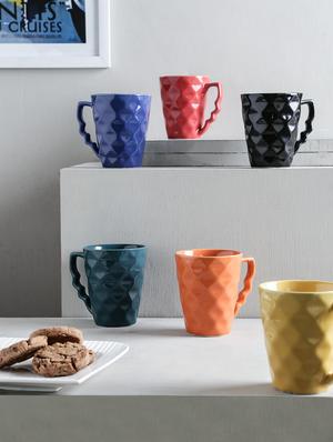 multicolored ceramic Coffee Mugs set - 9731867 - Standard Image - 1