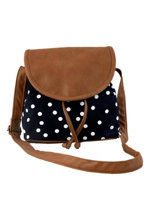 multi canvas polka printed sling - 9738230 - Standard Image - 1