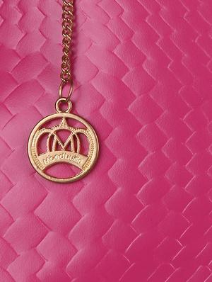 pink leatherette handheld bag - 9753585 - Standard Image - 4