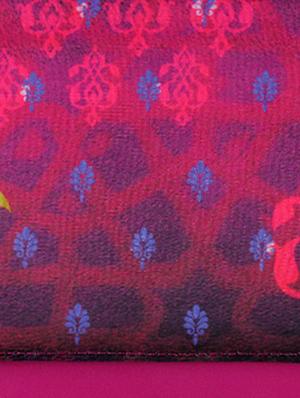 pink graphic printed clutch - 9758331 - Standard Image - 4