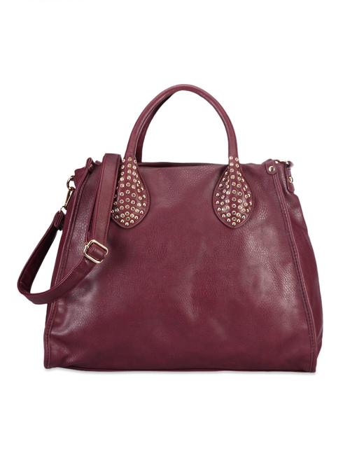 Classic Maroon Hand-held Bag - Bags Craze