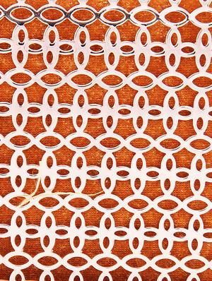gold metal & velvet cluch - 9768594 - Standard Image - 4
