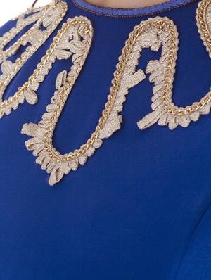 blue high low dress - 9792106 - Standard Image - 4