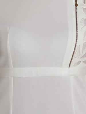 solid white casual dress - 9792128 - Standard Image - 4