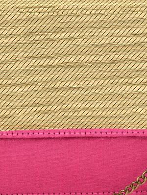 fuchsia and gold silk clutch - 9792228 - Standard Image - 4