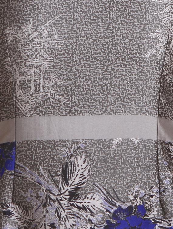 multi poly lycra, chiffon dress - 9794906 - Zoom Image - 4