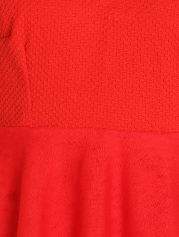 red lycra, lycra dress - 9794914 - Zoom Image - 4