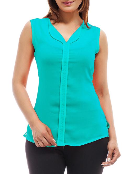 side slit solid top - 9807128 - Standard Image - 1