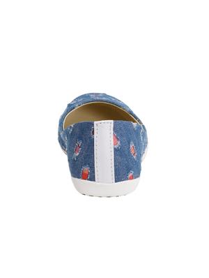 blue denim ballerinas - 9811151 - Standard Image - 4