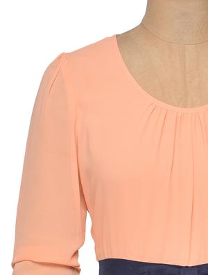 Classic Peach Bow Dress - 981718 - Standard Image - 4