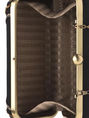 black and gold beaded clutch - 9819434 - Standard Image - 4