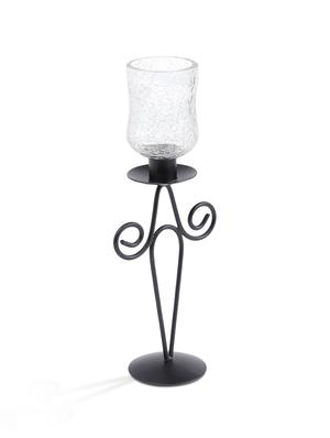black- natural colored, votive made from wrought iron and glass - 9820145 - Standard Image - 4