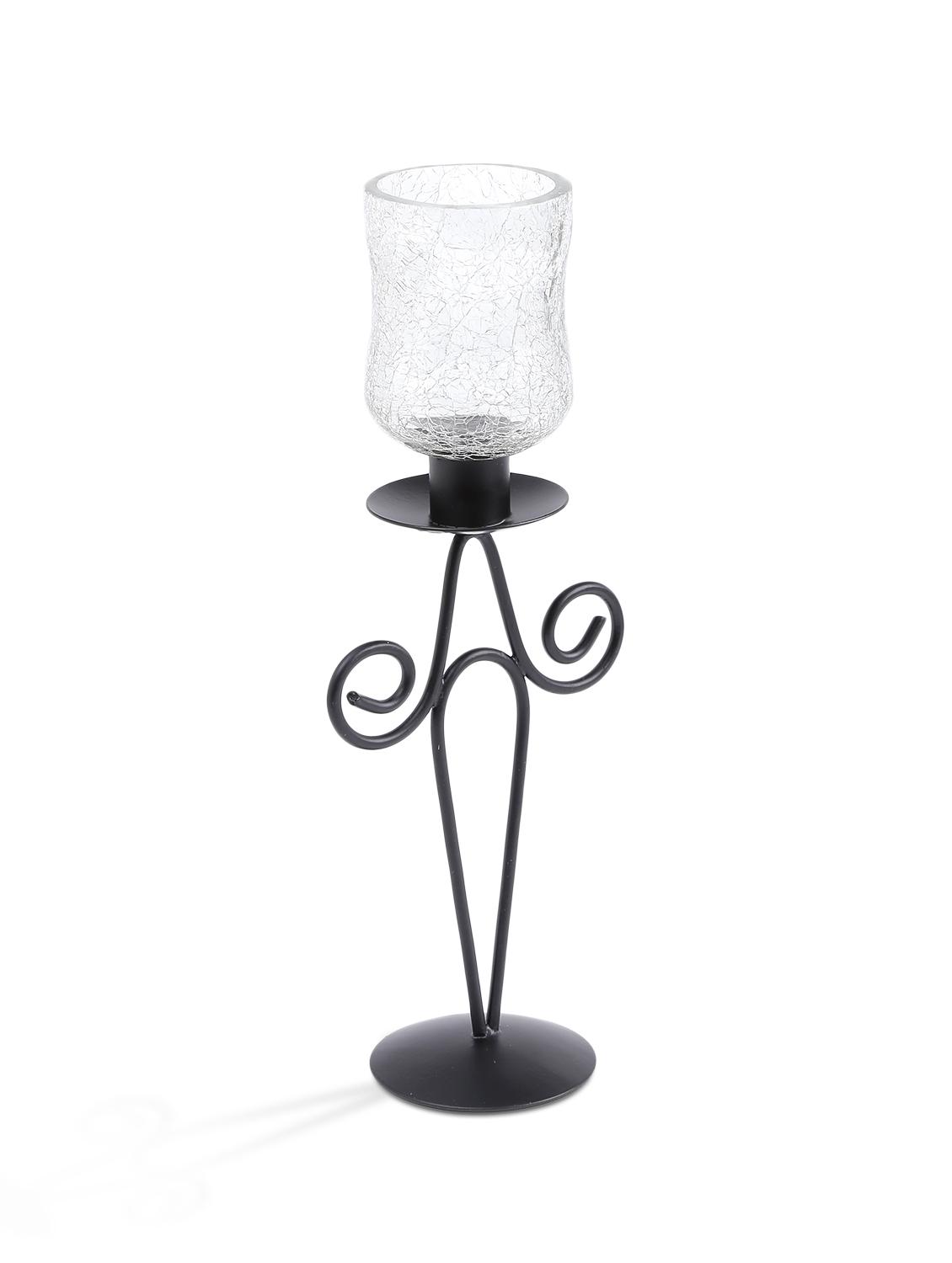 black- natural colored, votive made from wrought iron and glass - 9820145 - Zoom Image - 4