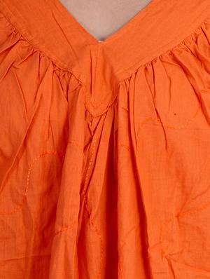 orange COTTON dress - 9820685 - Standard Image - 4