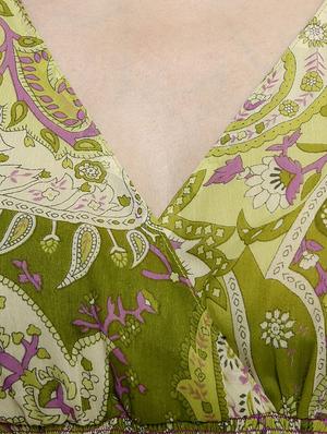 multicolour chiffon dress - 9840974 - Standard Image - 4