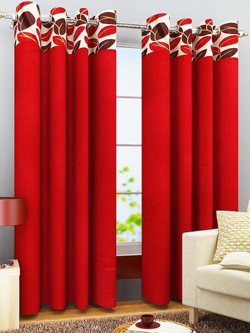 maroon polyester curtain - 9843850 - Very Small Image - 1
