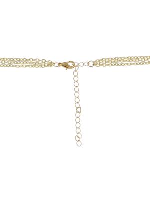 Triple Layered Stone Delicate Necklace - 9885179 - Standard Image - 4