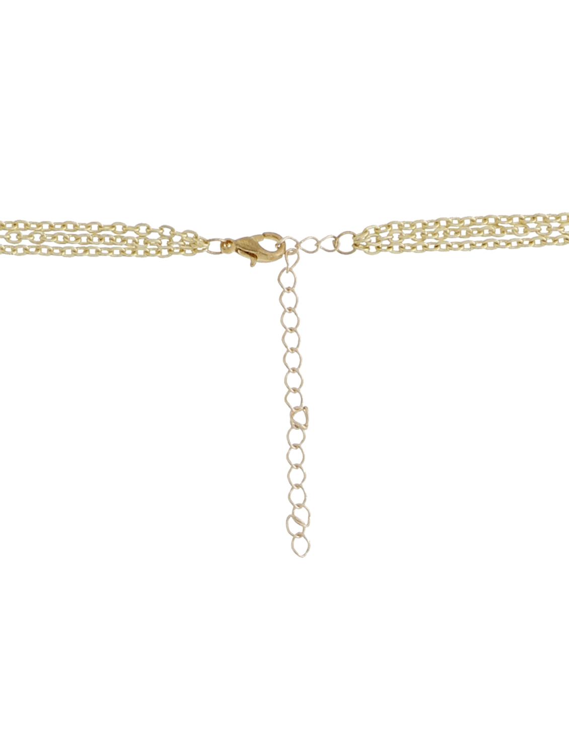 Triple Layered Stone Delicate Necklace - 9885179 - Zoom Image - 4