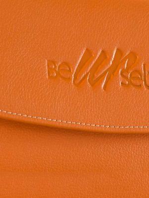 orange leather wallet - 9936798 - Standard Image - 4
