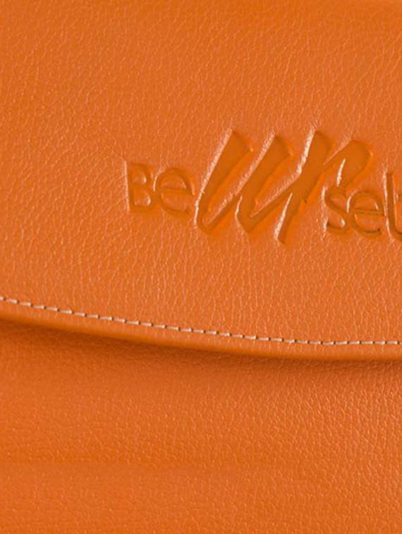 orange leather wallet - 9936798 - Zoom Image - 4