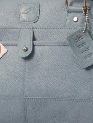 blue leather handbag - 9936914 - Standard Image - 4