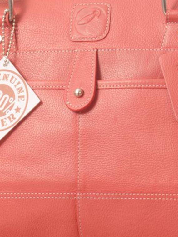 pink leather handbag - 9936920 - Zoom Image - 4