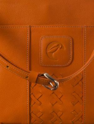 orange leather handbag - 9936930 - Standard Image - 4