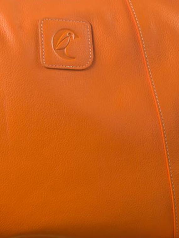 orange leather handbag - 9936942 - Zoom Image - 4