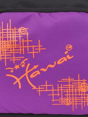 black & purple polyester sling bag - 9947812 - Standard Image - 4