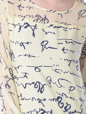 quirky print long sleeved top - 9950366 - Standard Image - 4
