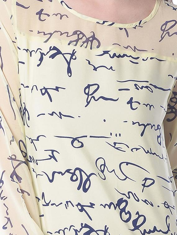 quirky print long sleeved top - 9950366 - Zoom Image - 4