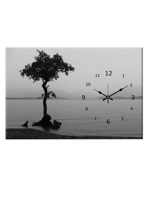 grey landscape analog wall clock - 996224 - Standard Image - 1
