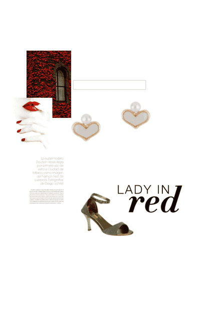 Lady in red