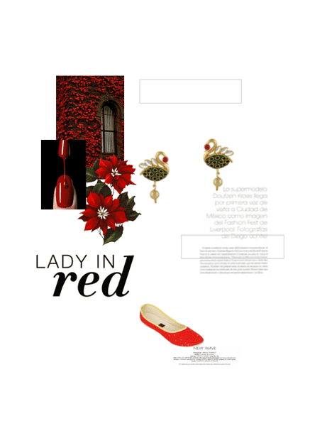 Lady in red