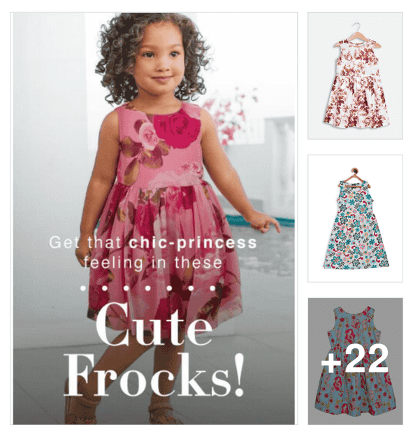 limeroad short frocks