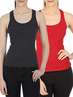 set of 2 racer back  camisole - 10007208 -  Zoom Image - 0
