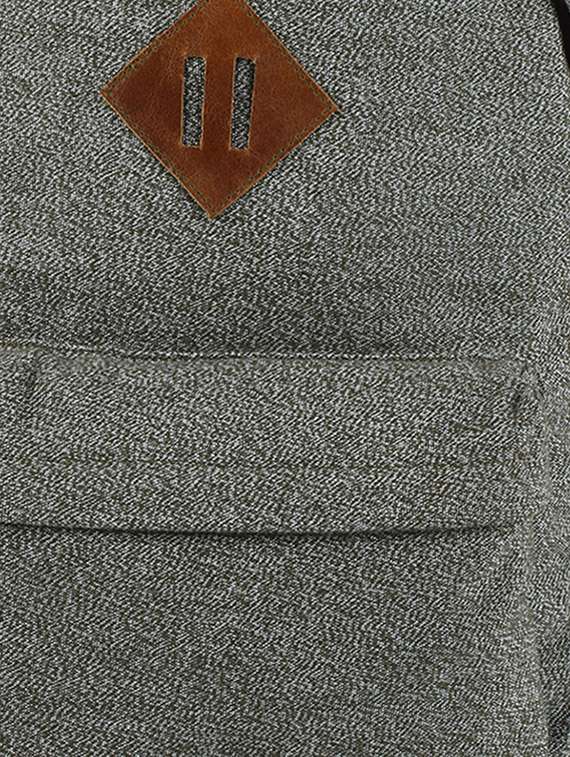 grey polycotton backpack - 10008269 -  Standard Image - 3